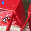 Red Steel Fire Hose Reel cabinet with Glass Window